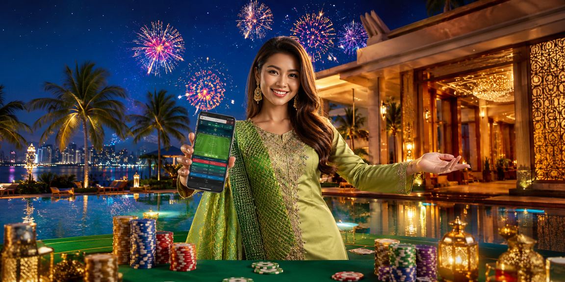 Pengguna Kuala Lumpur mengakses kasino mudah alih semasa Hari Raya — pembayaran digital Malaysia